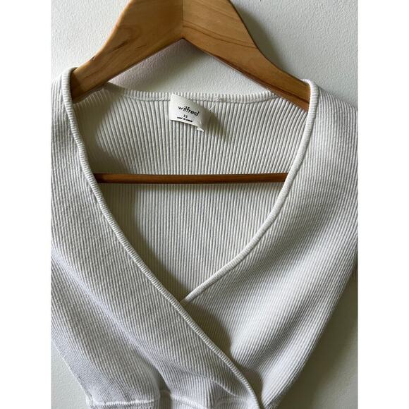 Aritzia Wilfred all tied up sweater top women's size XS - Picture 3 of 4